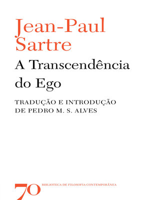 cover image of A Transcendência do Ego